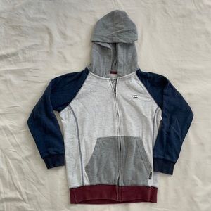 Boy’s Billabong zip hoodie. Size S.
